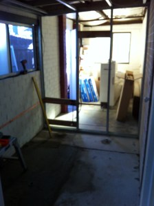 creating a bathroom from nothing