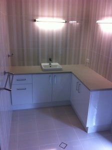 renovation with custom made cabinet